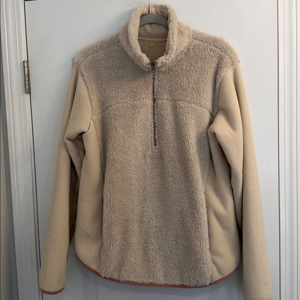 Zella pullover fleece size M